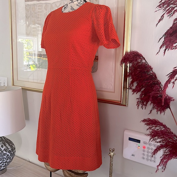 JCrew Orange Mini Dress - Picture 3 of 8
